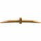 Ekena Millwork Bellingham Rough Sawn Timber Gable Bracket, Western Red Cedar, 108"W x 18"H x 4"D x 6"F, 4/12 Pitch GBW108X18X0406BEL00RWR - alternate 5